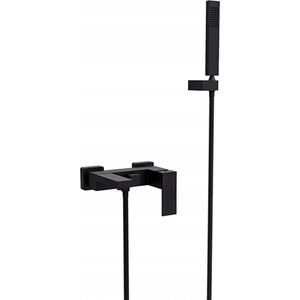 Bateria umywalkowa Besco Bathroom faucet Besco Modern Varium with shower, black matte BW-MVS-CZ