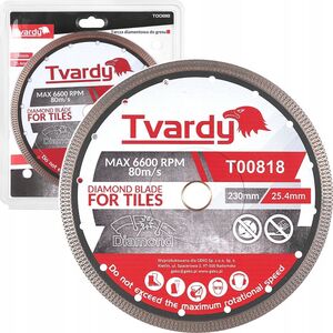 Tvardy Tarcza diamentowa do Gresu 230x10x25.4/22.23mm (25)