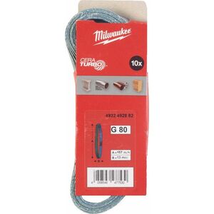 Milwaukee MILWAUKEE ENDLESS BELT 13mm x 457mm P 80 /10 pcs.