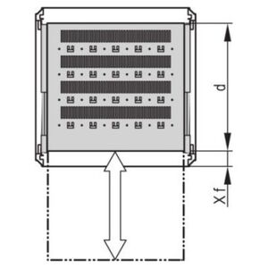 SCHROFF Taca teleskopowa SCHROFF 19 do Varistar, Novastar, Eurorack, 70 kg, RAL 7035, 600W 600D