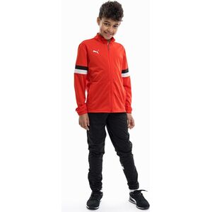 Puma Dres dla dzieci Puma Team Rise czerwono-czarny 658655 01 140cm