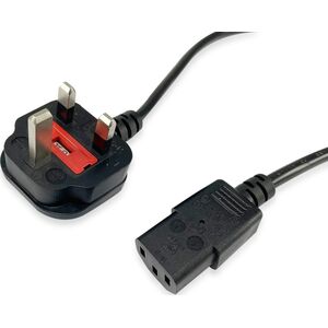 Kabel zasilający Equip Equip 112300 power cable Black 2 m BS 1363 C13 coupler 4015867227077
