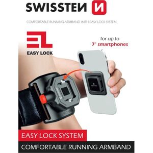Sourcing Swissten Quick Connect Armband / Hand Phone Holder 4 - 6.8 inches