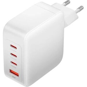 Kabel zasilający Vention Ładowarka sieciowa, Vention, FEIW0-EU,  3xUSB-C, USB- A, 140W/140W/30W/18W, GaN (biała)