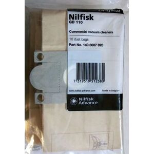 Sourcing Disposable dust bags NILFISK, 10 pcs.