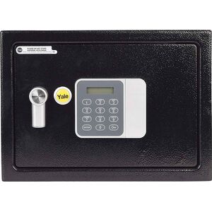Yale Sejf z Zamkiem Elektronicznym Yale Czarny 16 L 25 x 35 x 25 cm Stal