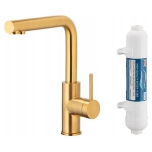 Bateria kuchenna KFA DUERO PURE BASIC BATERIA KUCHENNA Z FUNKCJĄ FILTRACJI WODY + FILTR HYDRO, BRUSHED GOLD