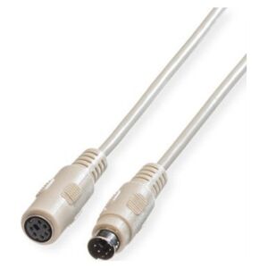 Roline Kabel ROLINE PS/2 klawiatura/mysz M/F, 6 m