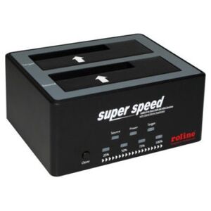 Stacja dokująca Roline Stacja dokująca ROLINE 2,5 / 3,5 SATA HDD/SSD, USB 3.2 Gen 1, HDD-kloonfunctie
