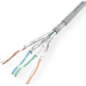 Roline Kabel ROLINE S/FTP (PiMF) kat. 7 (klasa F) Massief, AWG23, 300 m