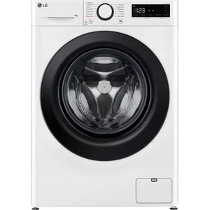 Pralka LG LG | Washing machine | F2WR508SWW | Energy efficiency class A-10% | Front loading | Washing capacity 8 kg | 1200 RPM | Depth 47.5 cm | Width 60 cm | Display | LED | Steam function | Direct drive | White