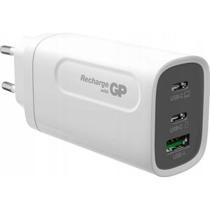 Ładowarka GP GP GaN USB QuickChargeAdapter PD 2xUSB-C & 1xUSB-A white  65W