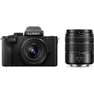 Aparat Panasonic Lumix DC-G100D + G Vario 12-32mm f/4.0-5.6 Mega OIS + 45-150mm f/4.0-5.6 (DC-G100DWEGK)