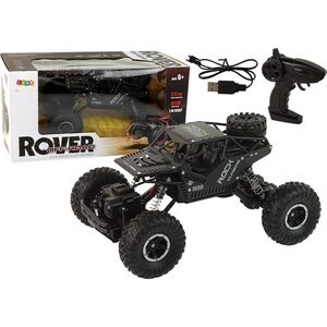 LeanToys Pojazd RC Rover 1:16 Auto Czarne Zdalnie Sterowane Na Pilot