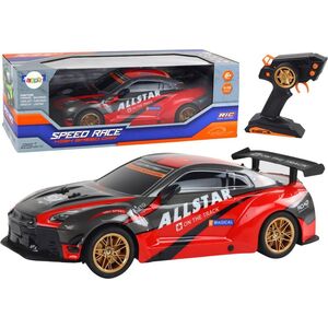 LeanToys Duże Auto Sportowe Zdalnie Sterowane 1:10 Czerwone