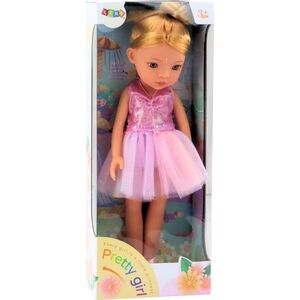 LeanToys Lalka Baletnica Różowa Laleczka Balerina Sukienka 33cm