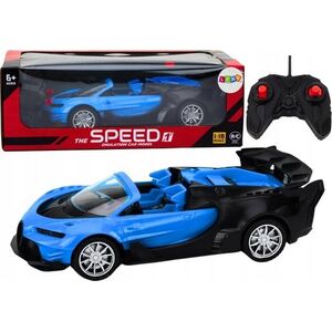 LeanToys Autko Samochód Sportowy Zdalnie Sterowany RC 1:18 Niebieski