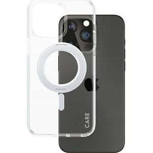 PanzerGlass CARE by PanzerGlass Kickstand Case iPhone 15 Pro Max 6,7" MagSafe srebrny/silver 1415