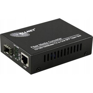 Konwerter światłowodowy Allnet Z ALLNET Medienkonverter 10/100/1000BASE-T auf 1000BASE-SX/-LX Single/-Multimode SFP Mini-GBIC Anschluss ALL-MC104G-SFP1