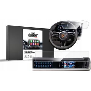 GrizzGlass Folia ceramiczna GrizzGlass CarDisplay Protection do Porsche Cayenne 3 12,3" + 10,9“ 2023-2024 [2w1]