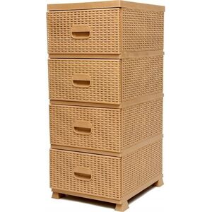 Triton Komoda RATTAN 38x45x90 beżowa