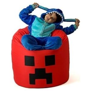 Go Gift Pufa worek sako MINECRAFT czerwony XXL 110x90