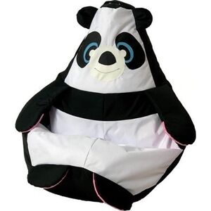 Go Gift Pufa worek sako PANDA czarny-biały L 105x80