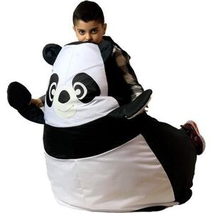 Go Gift Pufa worek sako PANDA czarny-biały XL 130x90