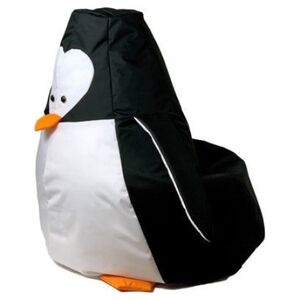 Go Gift Pufa worek sako PINGWIN czarny-biały XL 130x90