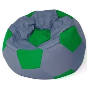 Go Gift Pufa worek sako PIŁKA szary-zielony XL 120
