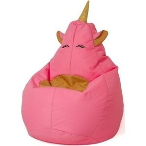 Go Gift Pufa worek sako JEDNOROŻEC różowy XL 130x90
