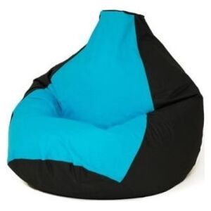 Go Gift Pufa worek sako GRUSZA czarny-niebieski L 105x80