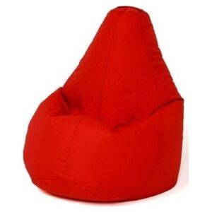 Go Gift Pufa worek sako GRUSZA intensywny czerwony XL 130x90