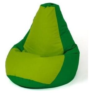 Go Gift Pufa worek sako GRUSZA zielony-jasno zielony XL 130x90