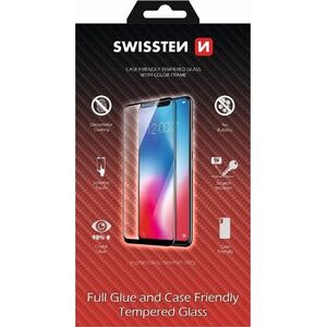 Swissten Glass Color Frame Case-Friendly iPhone 11 Pro - Black