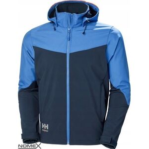 Kurtka męska Helly Hansen Jacket HELLY HANSEN Oxford Softshell, light blue XL