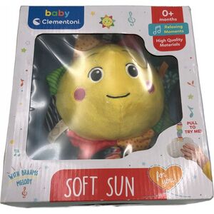 Clementoni TOY RATTLE SOFT SUN 0 MON 17795