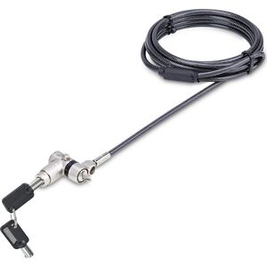 StarTech StarTech UNIVK-LAPTOP-LOCK zapięcie do kabli Czarny, Srebrny 2 m