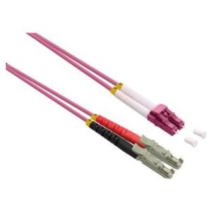 Roline ROLINE kabel światłowodowy duplex 50/125µm OM4, LSH/LC, LSOH, fioletowy, 5 m