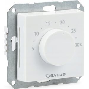 Salus Salus przewodowy, podtynkowy, elektroniczny regulator temperatury - dobowy 230V, biały, montaż do ramki 55x55 BTR230