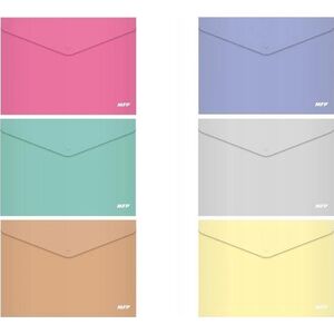 MFP paper teczka kopertowa na zatrzask A4 PP pastel mix 5370960