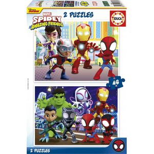 Educa Educa 2x48 Spidey & His Amazing Friends