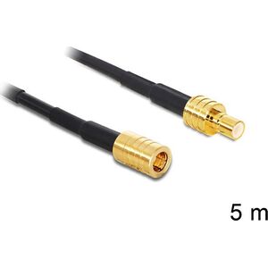Kabel Delock DeLOCK 88649, 5 m, RG-174, SMB, SMB, Black