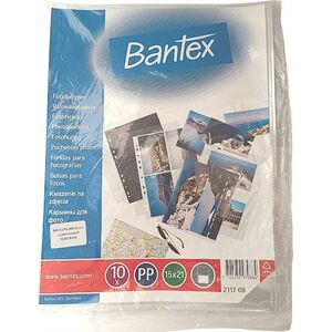 Bantex Fotolomme Bantex 15x21 cm klar PP - (10 stk.)