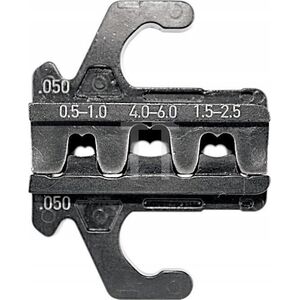 Rennsteig Rennsteig Werkzeuge 629 050 3 0 1 Krympeindsats Uisolerede fladstikforbindelser Stikbredde 4,8 /6,3 mm 0.5 til 6 mm² Passer til mærke Rennsteig Werkzeuge