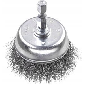 KWB kwb Cup brush, Cup brush, 6 mm, 5 cm, 0.3 mm, Metal, Stone, Metal