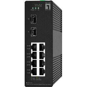 Switch LevelOne LevelOne Switch 10x GE IGS-2110   2xSFP, 8xRJ45 Ports     sw