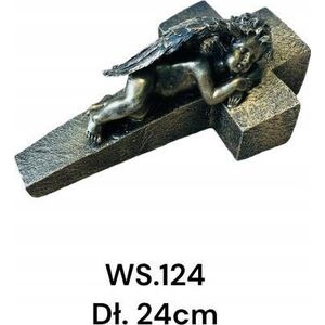 Lumarko Krzyż Figura Ze Śpiącym Aniołem 13x22,5x10,5cm