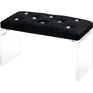 Activeshop Podpórka do manicure Momo Diamond Welur Czarna