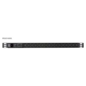 Aten ATEN PE0216SG 0U 16A 16-portowy podstawowy moduł PDU z ochroną przeciwprzepięciową